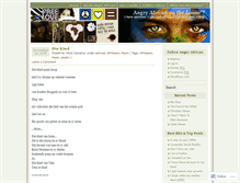 Tablet Screenshot of angryafrican.net
